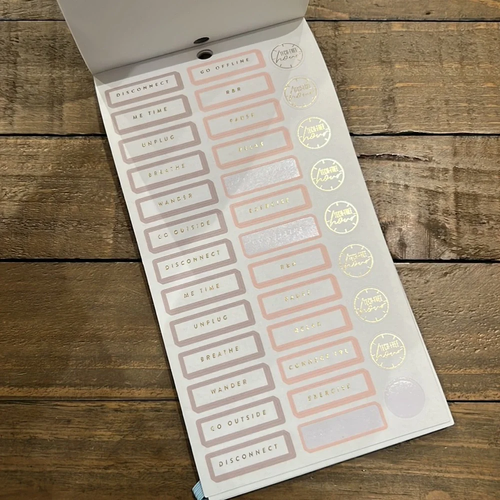 The Happy Planner Digital Detox sticker sheets